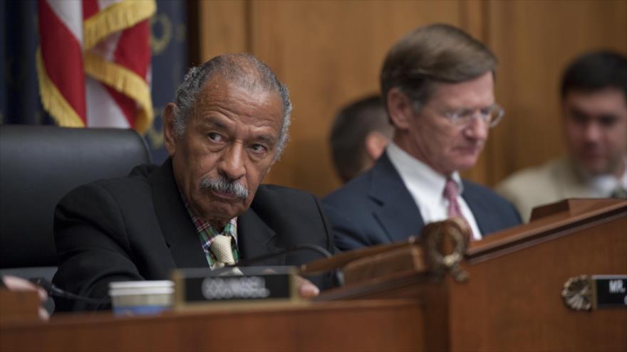 John Conyers, miembro demócrata y decano de la Cámara de Representantes de EE.UU. por el estado de Michigan.