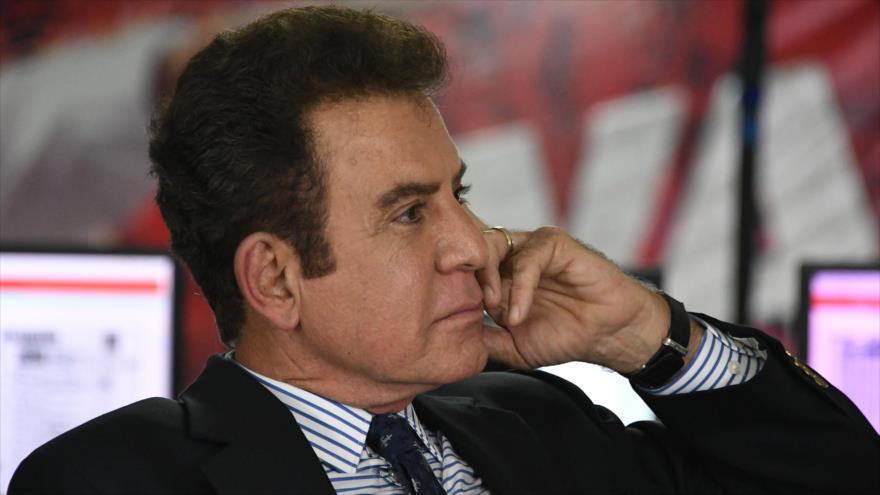 El candidato opositor de las presidenciales de Honduras, Salvador Nasralla, 6 de diciembre de 2017.