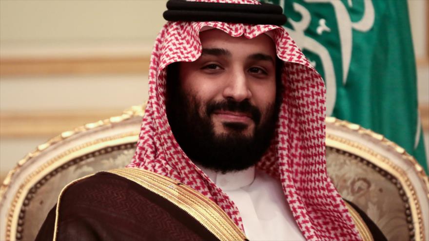 El príncipe heredero saudí, Mohamad bin Salman, en el palacio real.