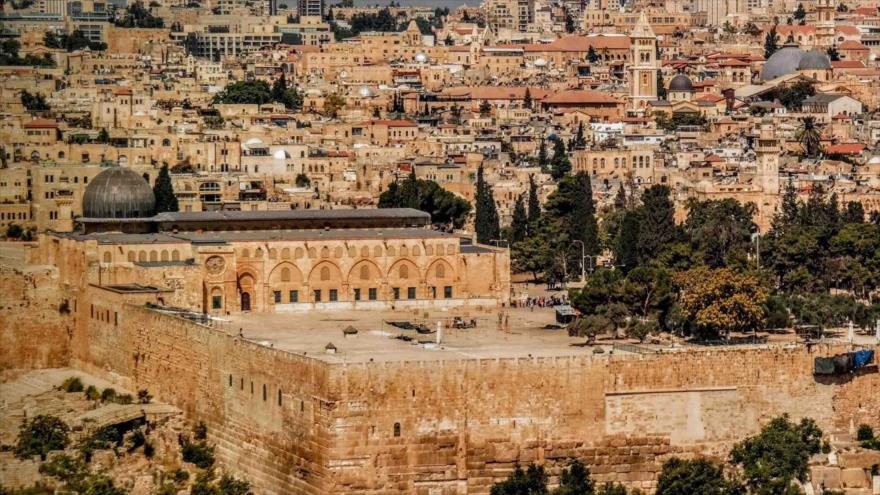 Vista general de la ciudad palestina de Al-Quds (Jerusalén).