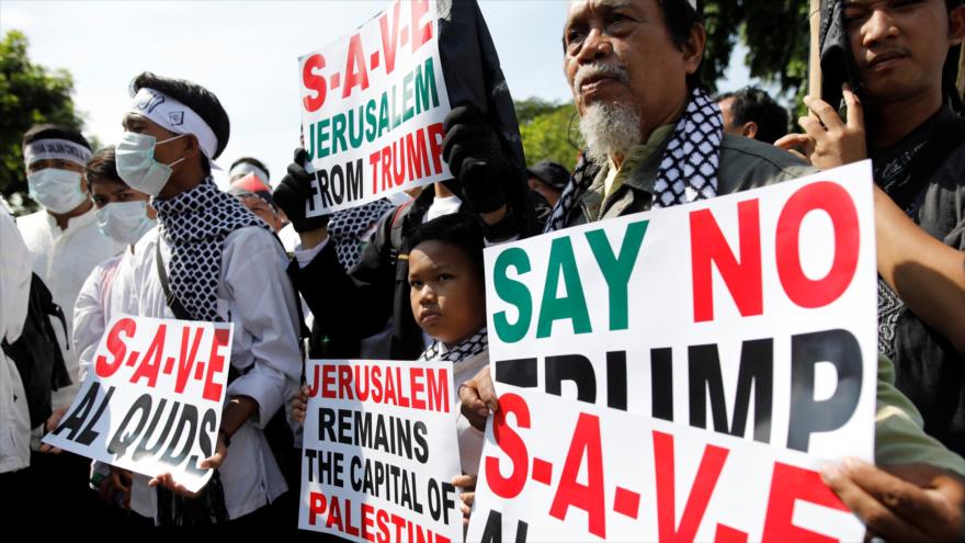 Miles de personas deploran en Indonesia y Paquistán medida de Trump