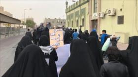 Bahreiníes marchan en rechazo al plan de Trump sobre Al-Quds