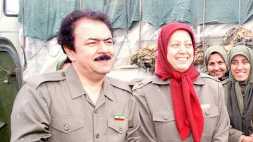 La actual líder del grupúsculo antiiraní Muyahidín Jalq, Maryam Rajavi junto al ya fallecido líder de ese grupo y entonces su esposo Masud Rayavi.