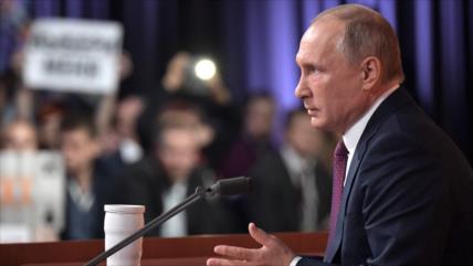 Putin alerta por instrumentalizar a terroristas en Siria 