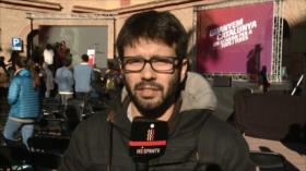 Iglesias y Garzón arropan a Domènech para superar bloques el 21D