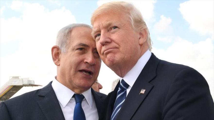 El premier israelí, Benyamin Netanyahu, y el presidente de EE.UU., Donald Trump.