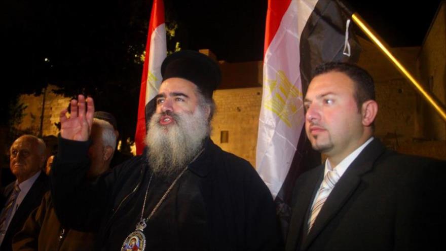 Monseñor Atallah Hanna, Arzobispo de Sebastia del Patriarcado Ortodoxo Griego de Al-Quds.