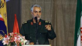 General Soleimani: Irán apoyará a Palestina en lucha por Al-Quds