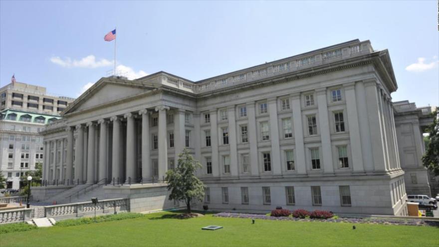 La sede del Departamento del Tesoro estadounidense, en Washington D.C.