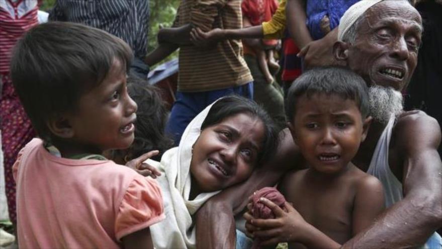 Los refugiados de la minoría musulmana Rohingya, en Bangladés.