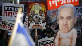 ¡Netanyahu a prisión!: Israelíes protestan por la corrupción 
