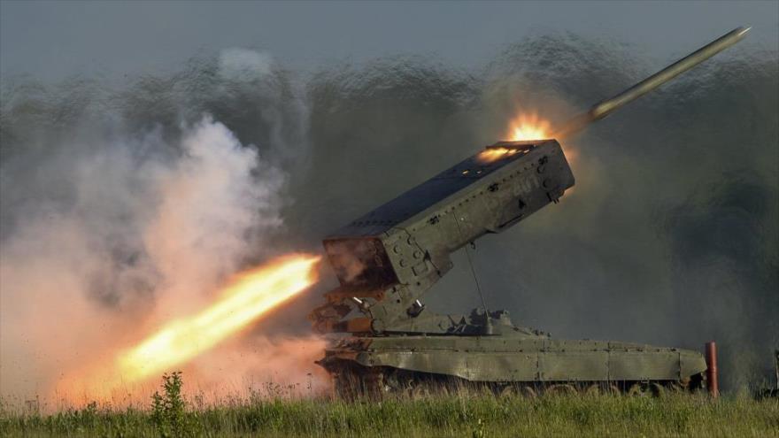 Vídeo: Rusia envía más lanzacohetes para Ejército sirio en Idlib