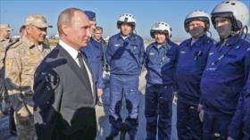 Defensa rusa agradece a sus tropas por liberar a Siria