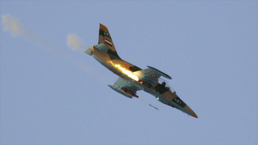 Vídeo: Siria bombardea posiciones terroristas cerca de Damasco