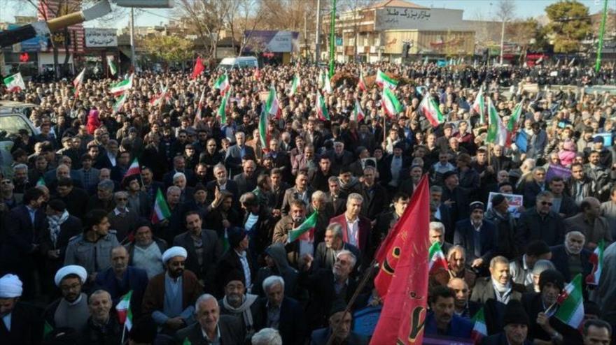 Iraníes se movilizan en todo el país en apoyo a la Revolución