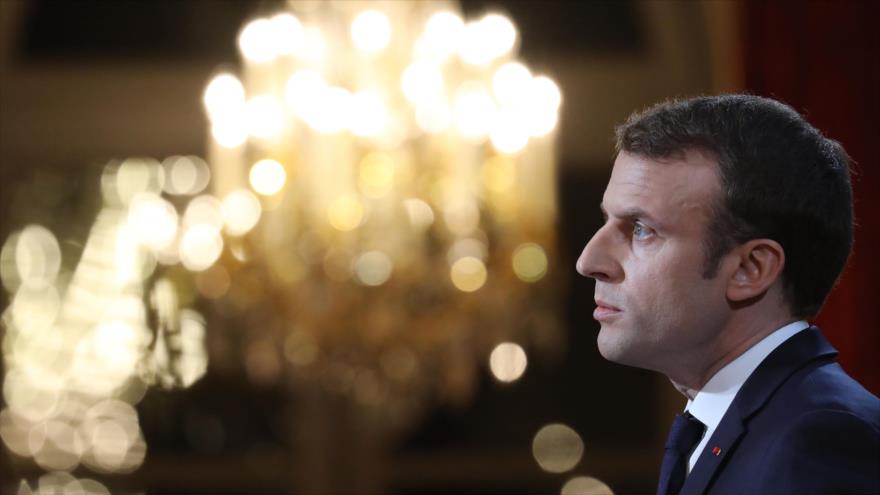 El presidente de Francia, Emmanuel Macron, 3 de enero de 2018.
