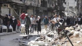 Daesh bloquea salida de palestinos del campamento de Al-Yarmuk 
