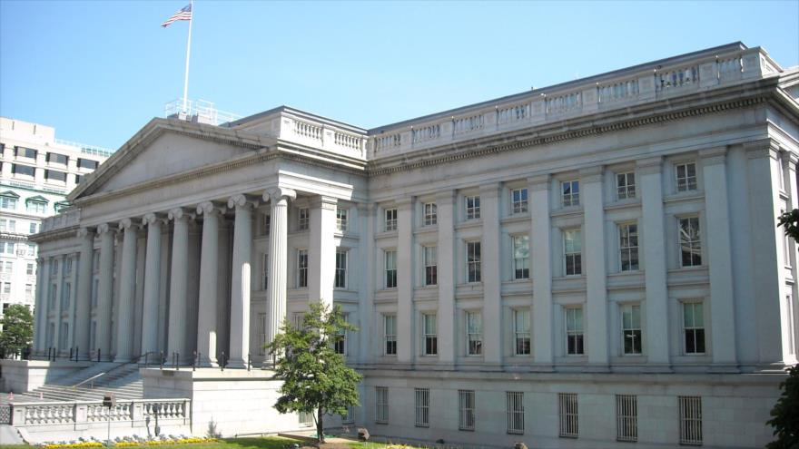 Sede del Departamento del Tesoro de EE.UU. en Washington, capital.