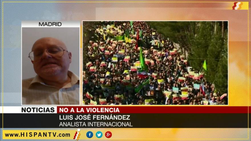 ‘EEUU está detrás de las noticias falsas sobre disturbios en Irán’