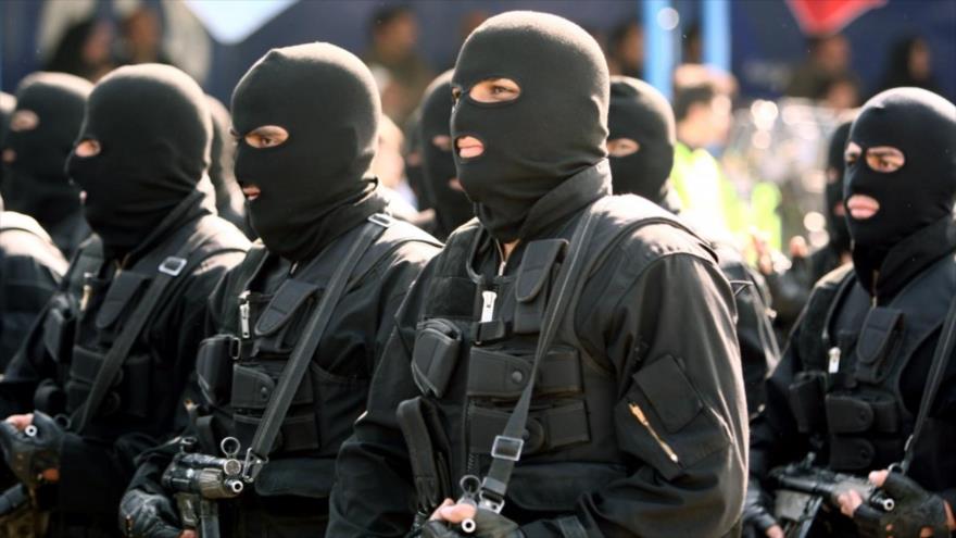 Fuerzas especiales iraníes en un desfile en Teherán (capital de Irán).