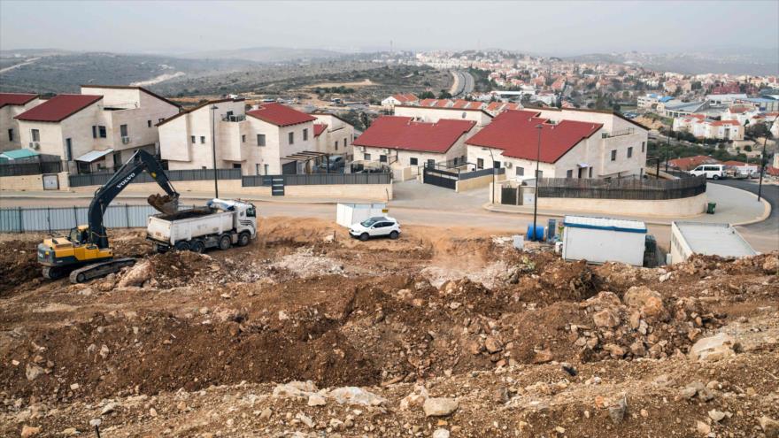 Vista general del asentamiento ilegal israelí de Ariel, en la ocupada Cisjordania, 25 de enero de 2017.