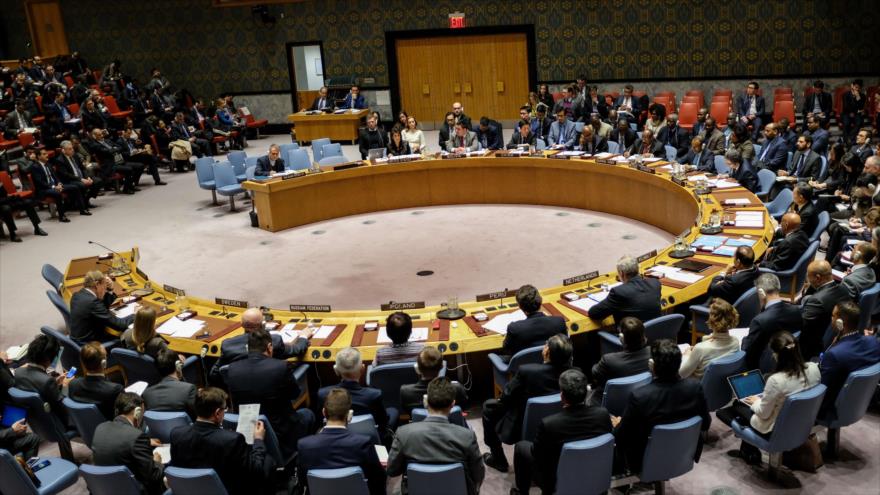 El Consejo de Seguridad de las Naciones Unidas (CSNU) celebra una reunión sobre la situación en Irán, 5 de enero de 2018.