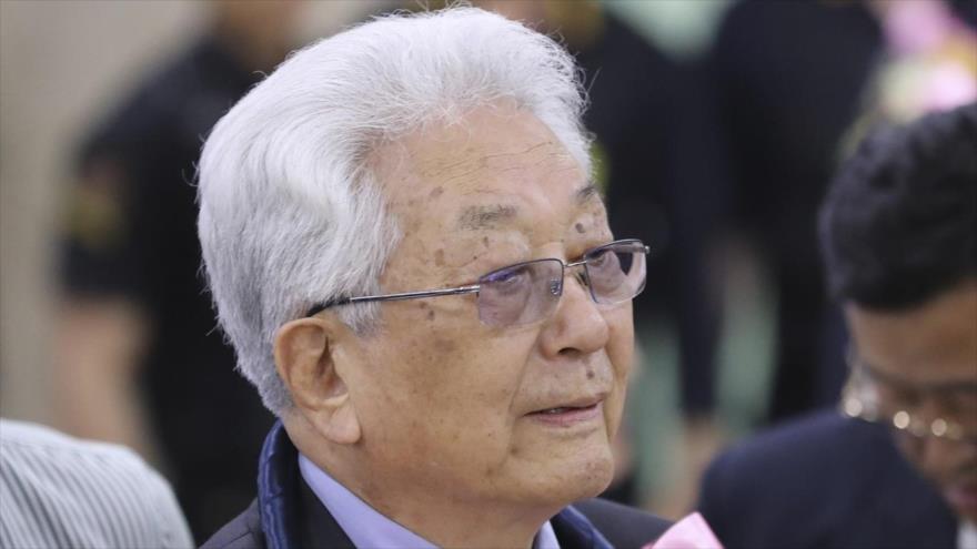 El miembro norcoreano del Comité Olímpico Internacional (COI), Chang Ung, en el aeropuerto de Seúl, Corea del Sur, 23 de junio de 2017.