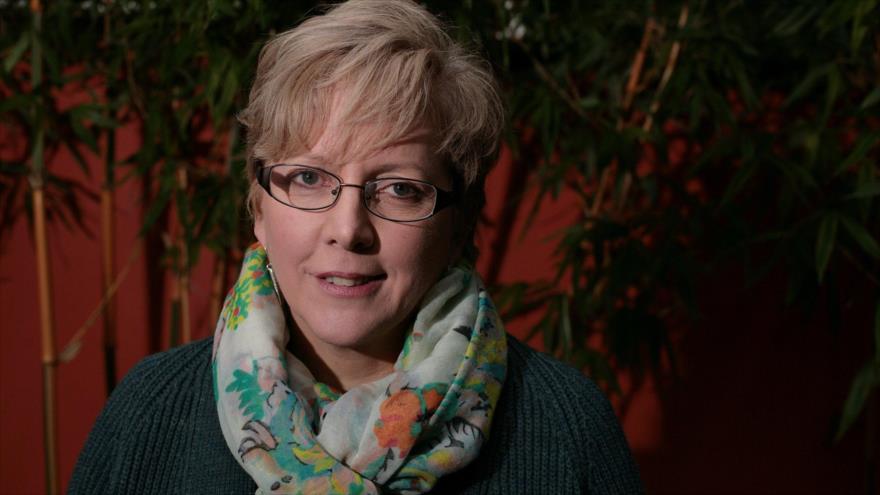 La ya exencargada de la sección de China en la ccadena británica BBC, Carrie Gracie.