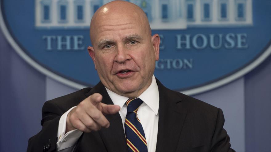 El principal asesor de Seguridad Nacional del Gobierno de EE.UU., H.R. McMaster, en una rueda de prensa en la Casa Blanca, 2 de noviembre de 2017.