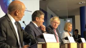Cancilleres europeos instan a Trump a honrar el acuerdo nuclear 