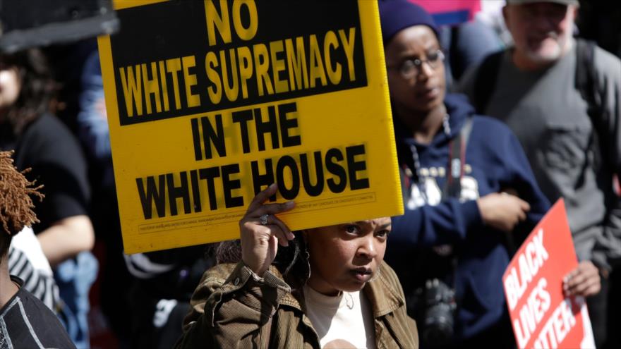 Una protesta del movimiento Black Lives Matter (La vida de los negros importa) en Seattle, Estados Unidos, 15 de abril de 2017.