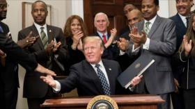 Trump renuncia a sanciones nucleares a Irán, ‘pero por última vez’