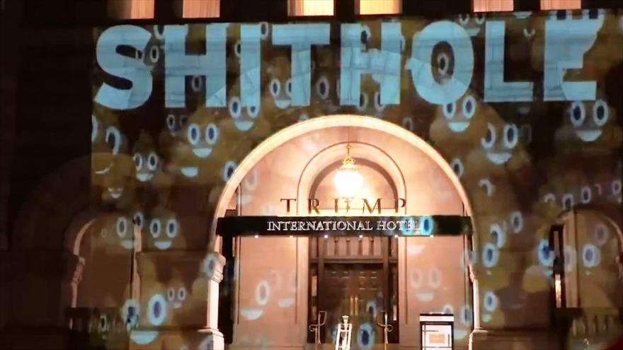 Vídeo: Así convierten un hotel de Trump en un ‘agujero de mierda’
