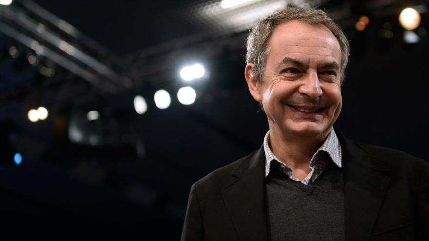 El expresidente español José Luis Rodríguez Zapatero, Barcelona, 17 de diciembre de 2017.