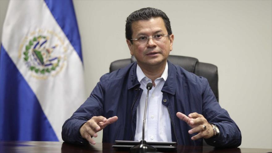 El ministro de Exteriores de El Salvador, Hugo Martínez.