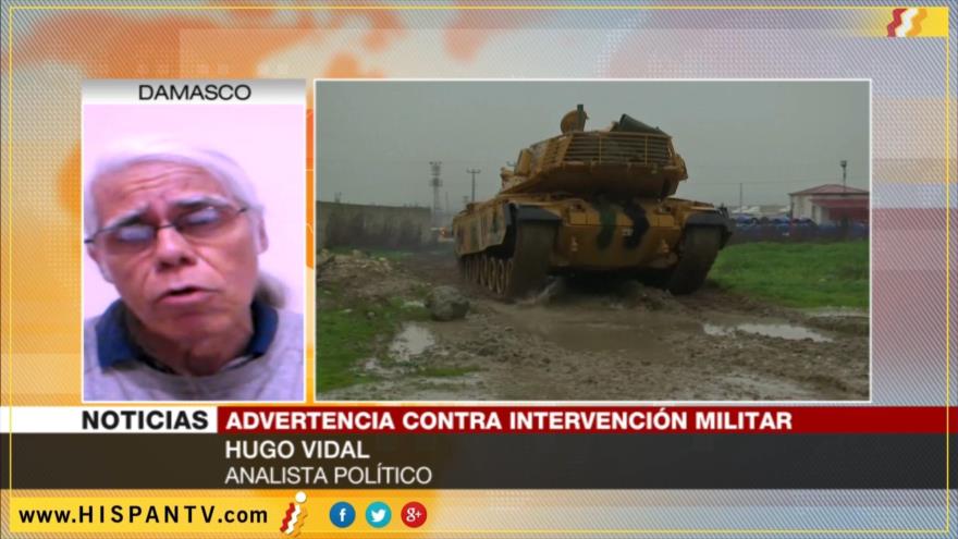 ‘Turquía busca formar una fuerza militar ilegal dentro de Siria’