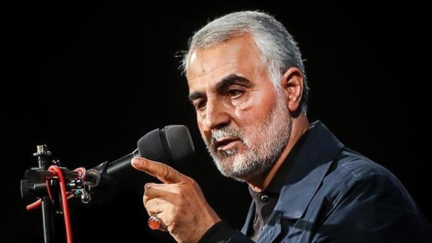 El comandante de las Fuerzas de Quds del Cuerpo de Guardianes de la Revolución Islámica (CGRI) de Irán, el general de división Qasem Soleimani.