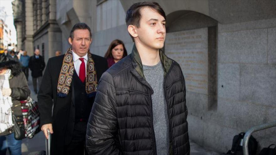 Kane Gamble, un estudiante de 15 años que obtuvo información secreta de agencias de inteligencia estadounidenses.