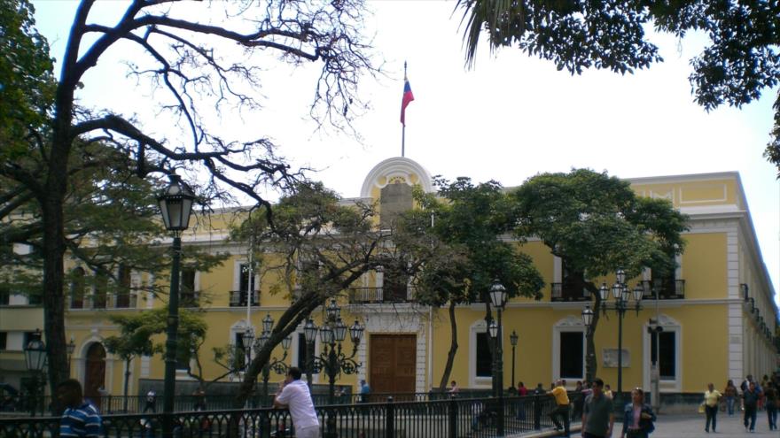 La Casa Amarilla, sede del Ministerio de Relaciones Exteriores de Venezuela en Caracas (capital).