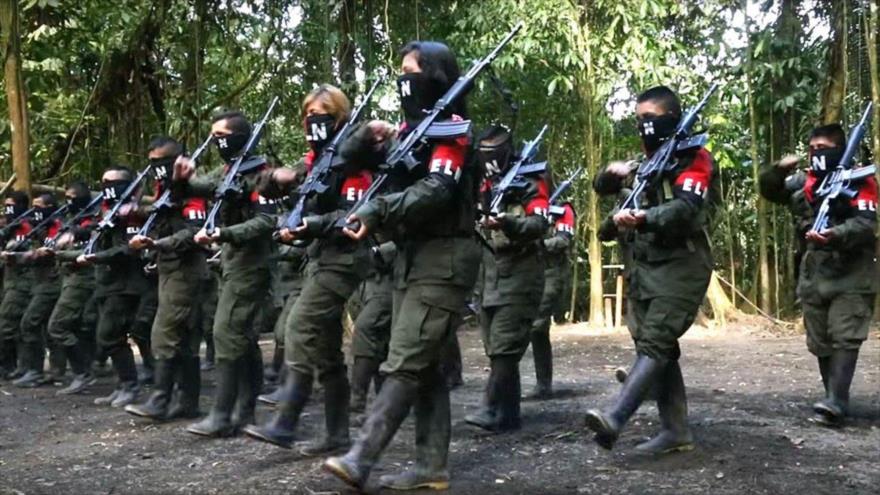 Miembros de la guerrilla del Ejército de Liberación Nacional (ELN).