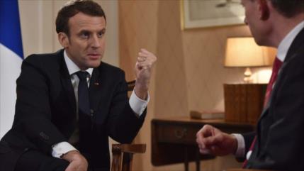 Macron ante insulto de Trump: ‘Deben respetarse todos los países’