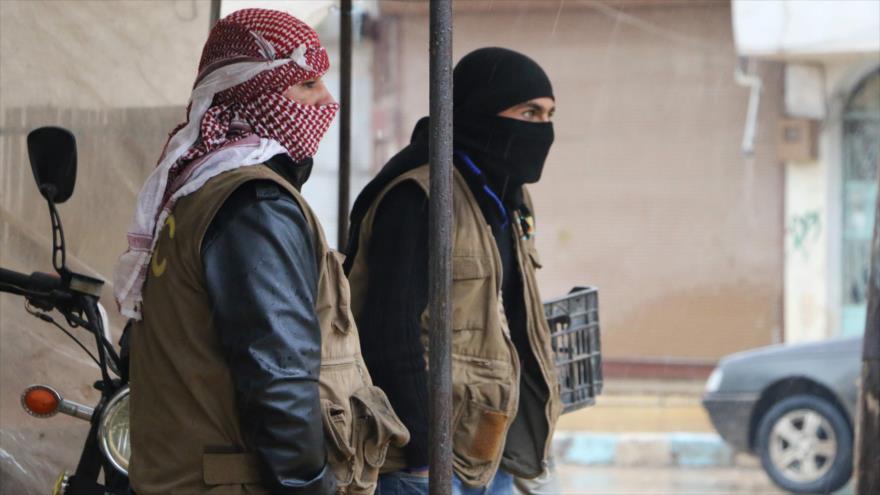 Integrantes de las Unidades de Protección Popular (YPG, por sus siglas en kurdo), milicia que forma parte de las FDS, 23 de enero de 2018.