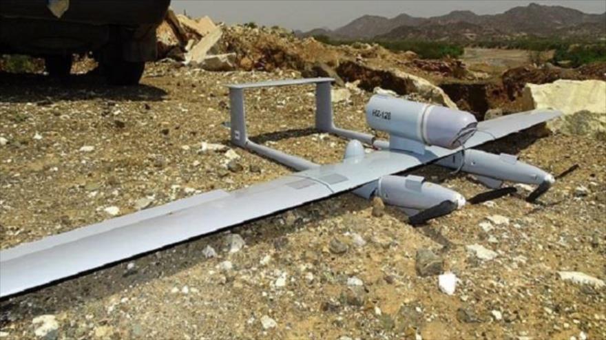 Un avión no tripulado espía del Ejército saudí derribado por las fuerzas del movimiento popular yemení Ansarolá.