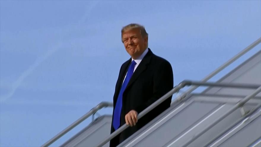 Trump llega a Davos para participar en Foro Económico Mundial