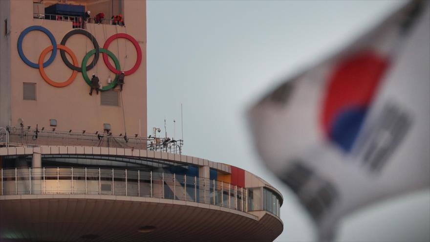 Se preparan en Pyeongchang, Corea del Sur, para los Juegos Olímpicos de Invierno, 27 de enero de 2018.