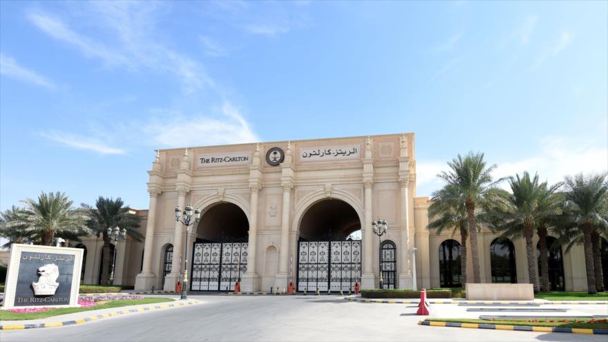 El Hotel Ritz-Carlton, cerrado al público, en Riad (capital de Arabia Saudí), 5 de noviembre de 2017.