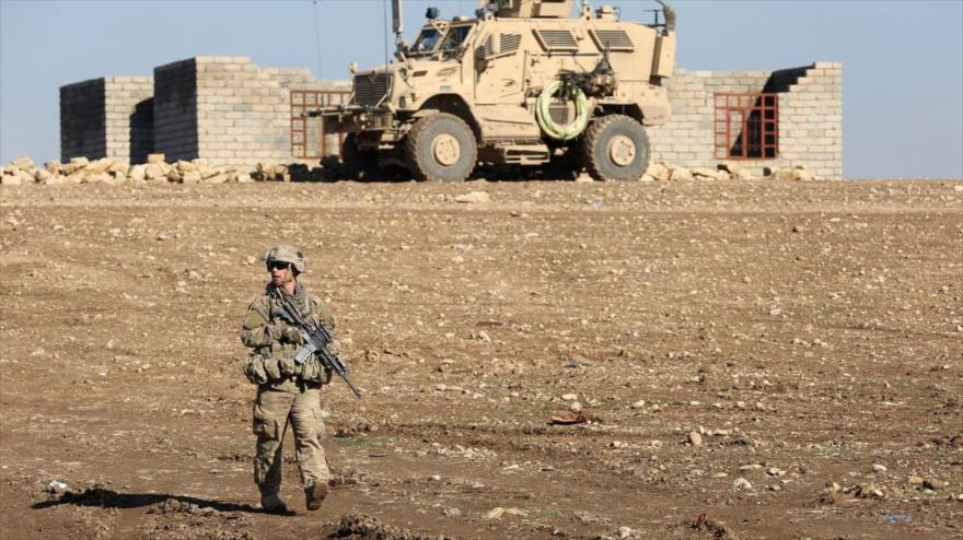 Un soldado estadounidense desplegado en las afueras de la ciudad iraquí de Mosul, 29 de diciembre de 2016.