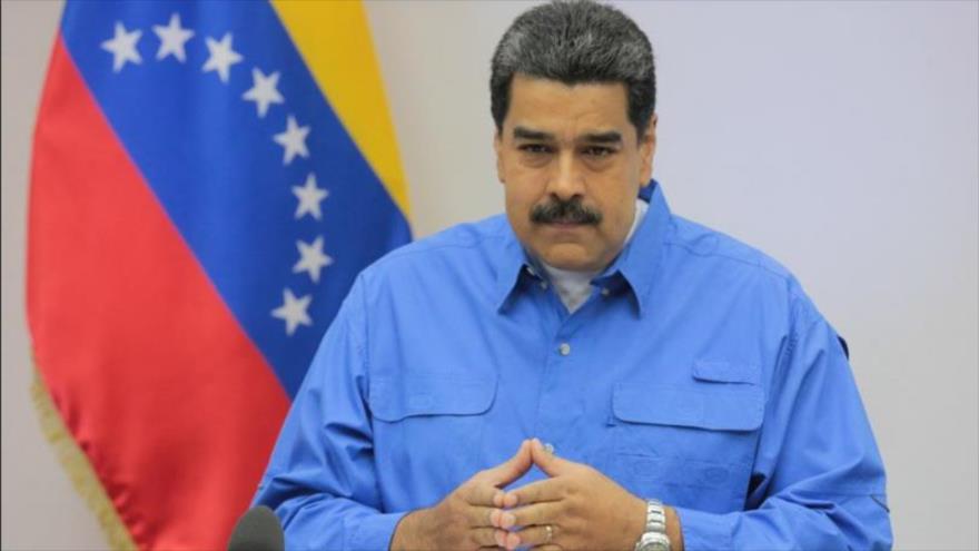 El presidente venezolano, Nicolás Maduro, ofrece un discuro en su consejo de ministros, 30 de enero de 2018.