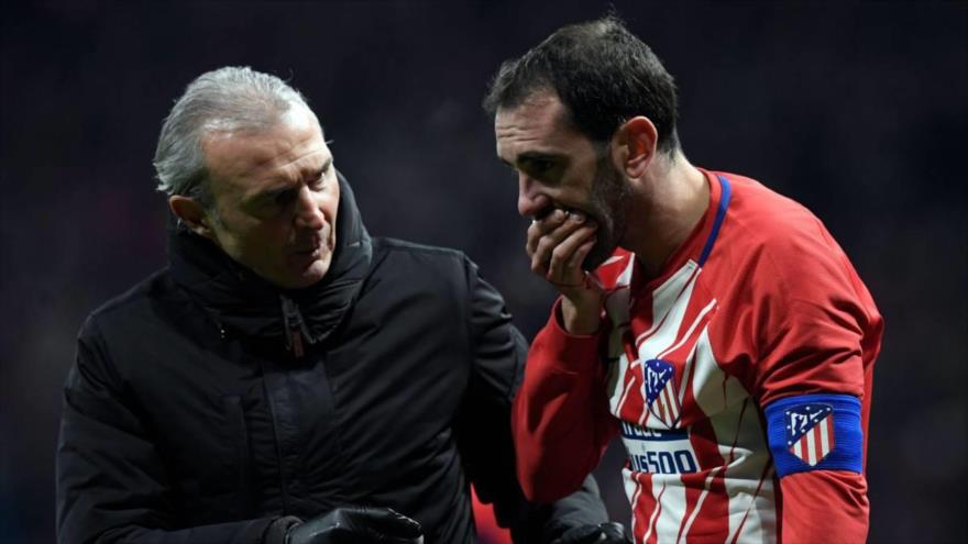 Vídeo: Duro golpe destroza dentadura de jugador de Atlético Madrid