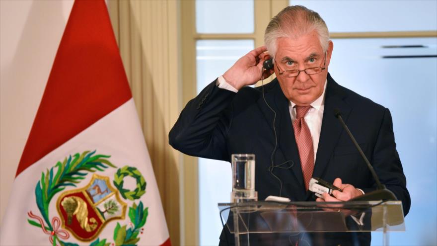 El secretario de Estado de Estados Unidos, Rex Tillerson, 5 de febrero de 2018.